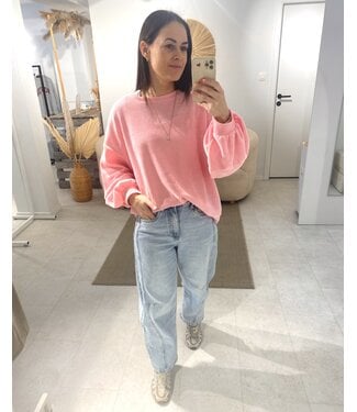 MILA  & ME TERRY SWEAT  ROZE ONE SIZE