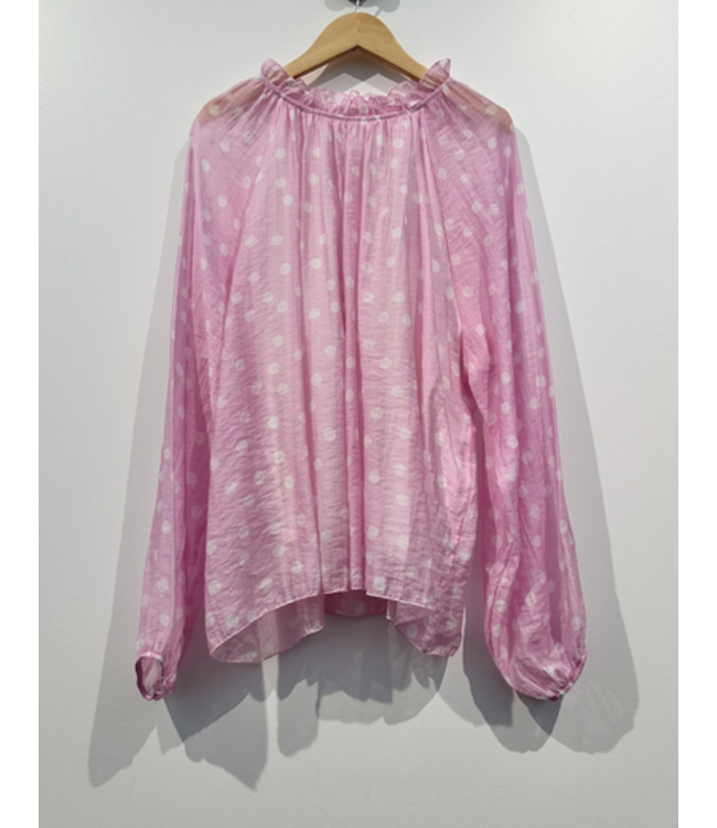 POLKA DOT BLOUSE PI