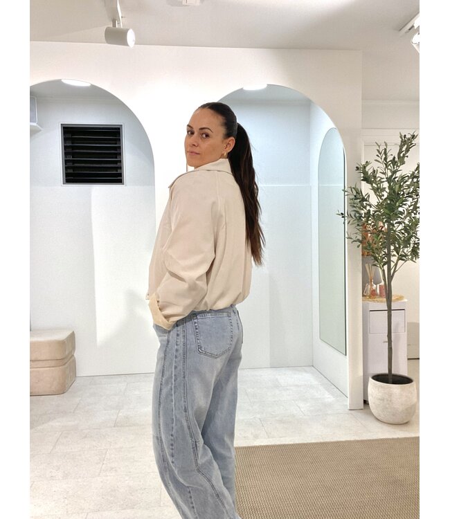 BIBA FLUID SHIRT JACKET BE