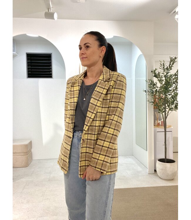 COSY CHECK BLAZER
