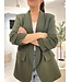 ROLLED ¾ SLEEVE BLAZER KH