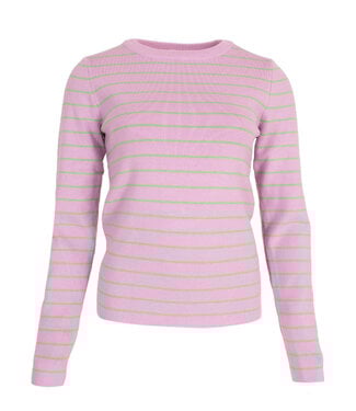 STRIPE FINE KNIT LI