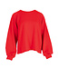 MILA  & ME ELLA SWEAT RED ONE SIZE