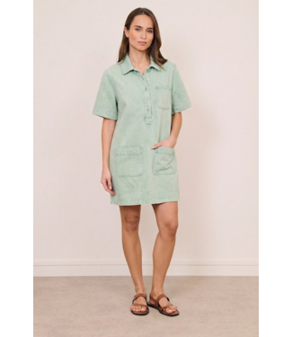 ZILOU DENIM DRESS KH