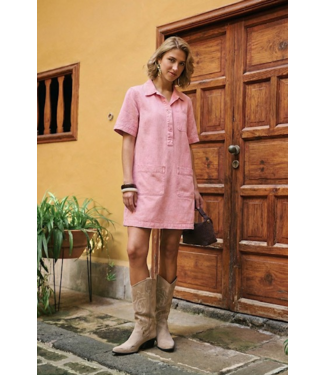 ZILOU DENIM DRESS FU