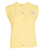 MILA  & ME SOHO KNIT BUTTON TOP YELLOW S TOT L