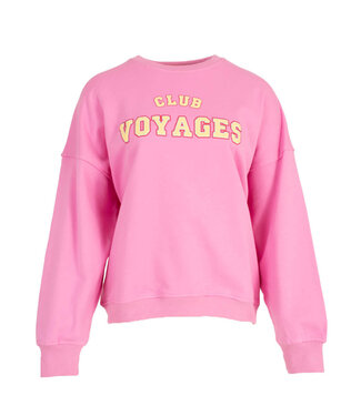 MILA  & ME CLUB SWEATER PINK S TOT L