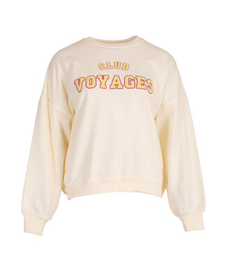 MILA  & ME CLUB SWEATER BUTTER YELLOW S TOT L