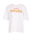 MILA  & ME CLUB T-SHIRT OVERSIZED WHITE S TOT L