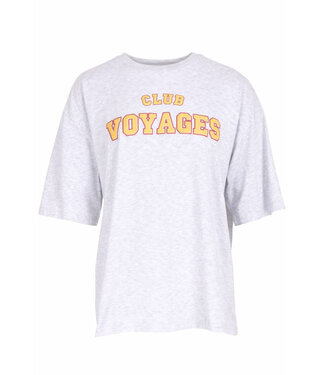 MILA  & ME CLUB T-SHIRT OVERSIZED GREY S TOT L