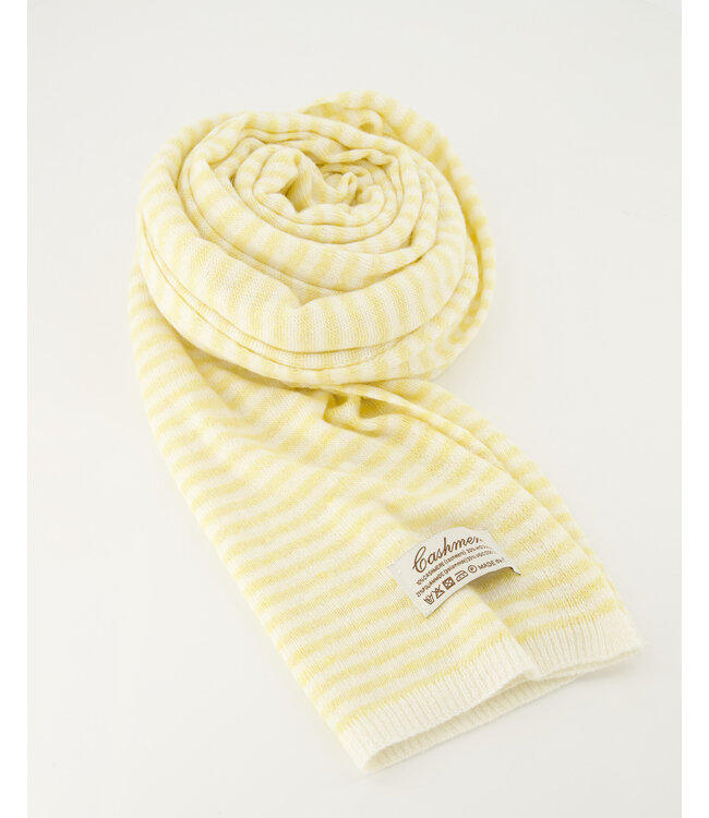 CASSY SJAAL STRIPE YELLOW/PANNA