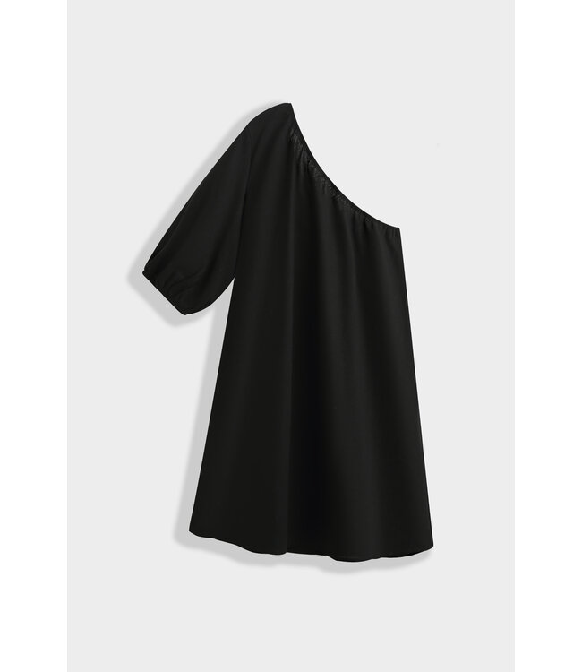 FLO ONE SHOULDER DRESS BL