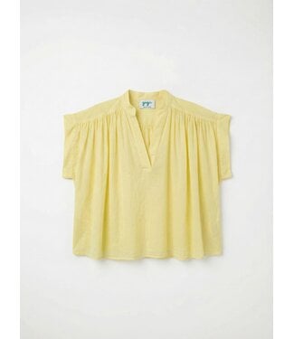MILA  & ME FLEA SHIRT YELLOW ONE SIZE