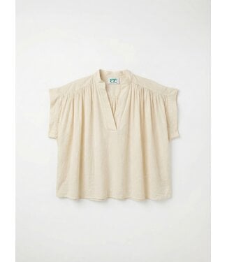 MILA  & ME FLEA SHIRT ECRU ONE SIZE