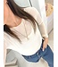 CASSIE LONGSLEEVE CASHMERE CREME ONE SIZE