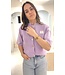 SOHO KNIT BUTTON TOP LILA S TOT L