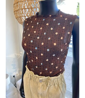 MESH TOP DOTS BR