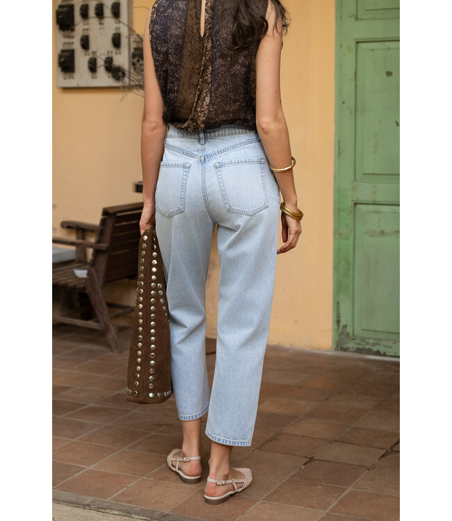 MID WAIST BOYFRIEND JEANS