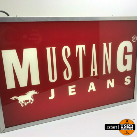 Mustang Werbeschild Beleuchtet