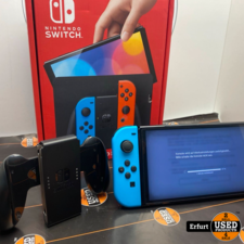 Nintendo Switch OLED Rot/Blau
