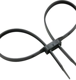 Speed Cuffs   12  stuks Kunststof Zwart