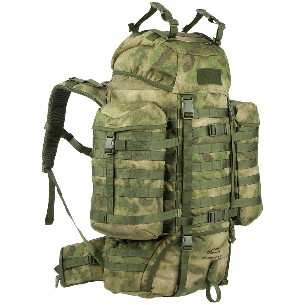 Wisport Rugzak Raccoon 65L with side pockets