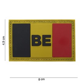 Velcro 3D Rubberpatch Belgium  / BE