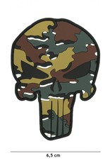 3 D patch Belgium skull
