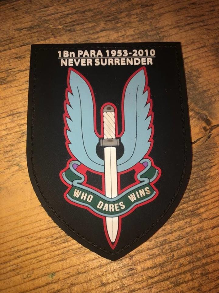 Boots and Goods Production //  1 Bn Para Remember patch 1953-2010 3D Velcro Patch