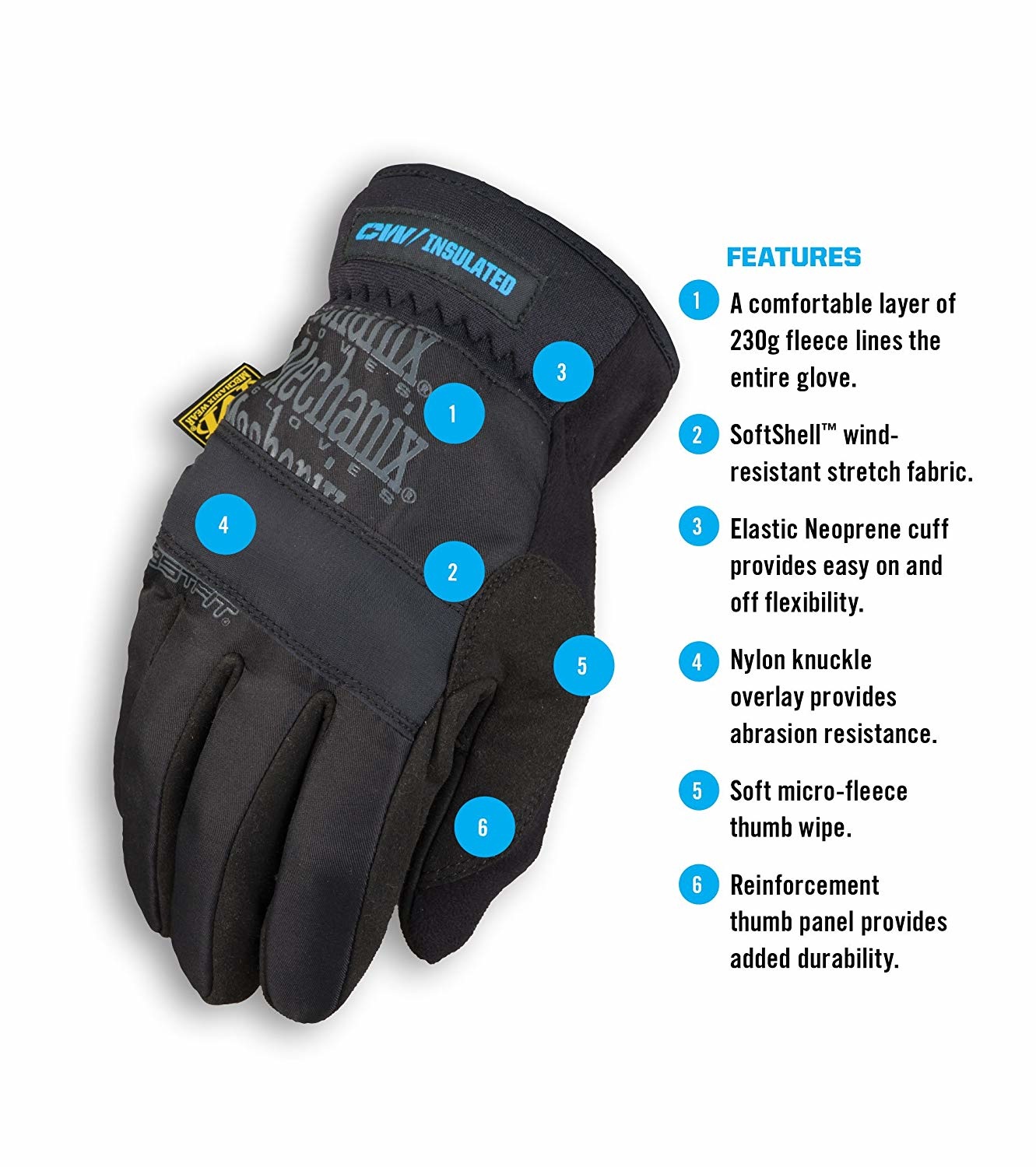 Mechanix Wear Fast Fit Insulated