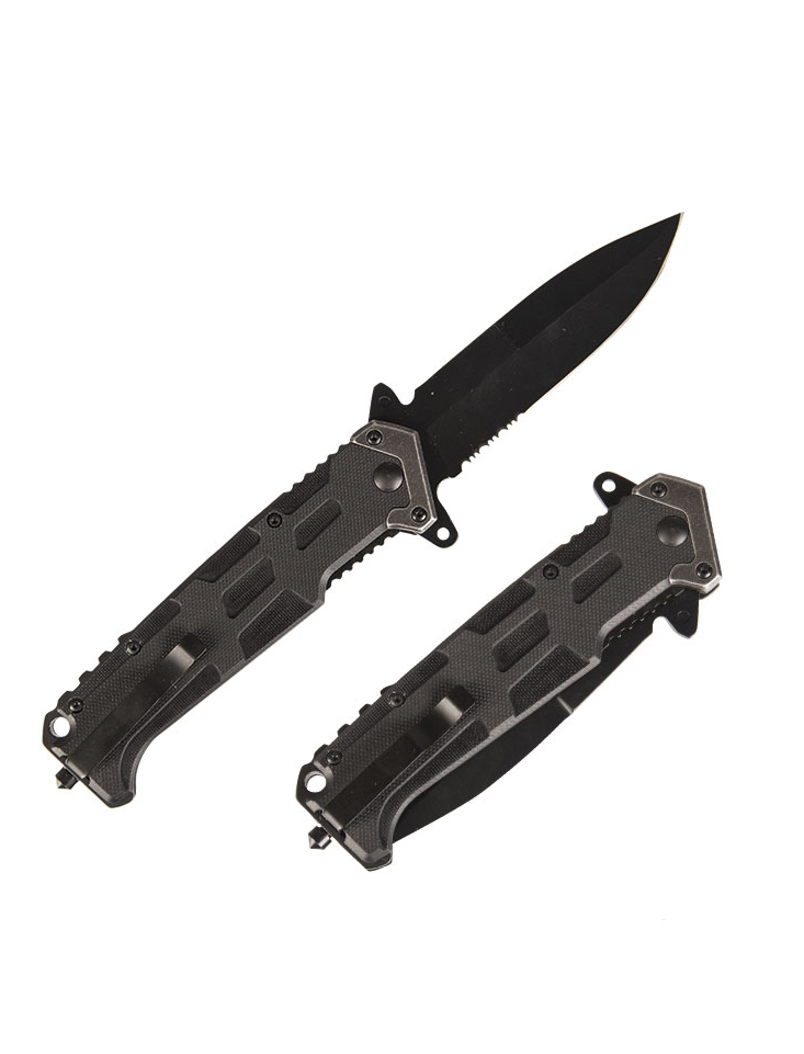 Mil tec assault knife black