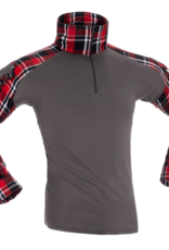 Invader Flannel-Combat-Shirt-Red