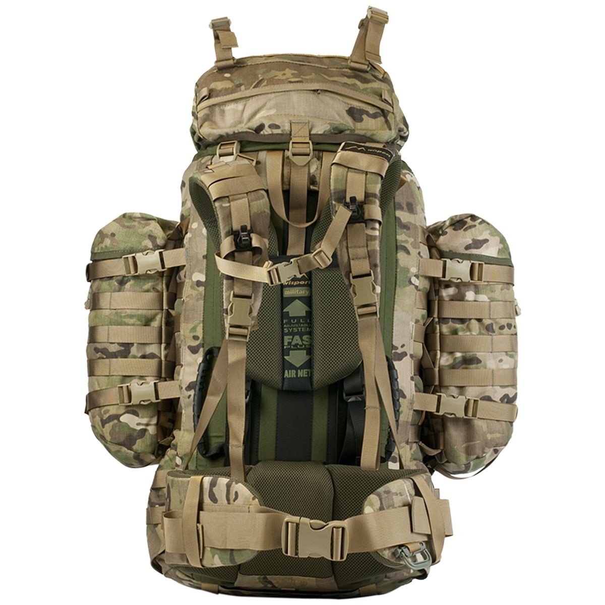 Wisport Rugzak Raccoon 65L with side pockets