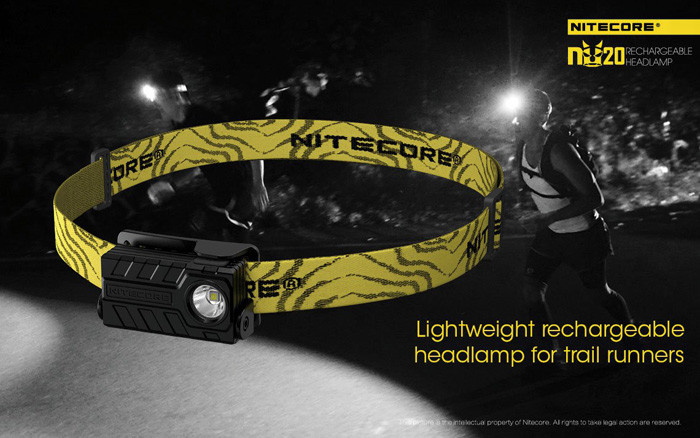 NiteCore Nitecore NU20 Hoofdlamp oplaadbaar zwart