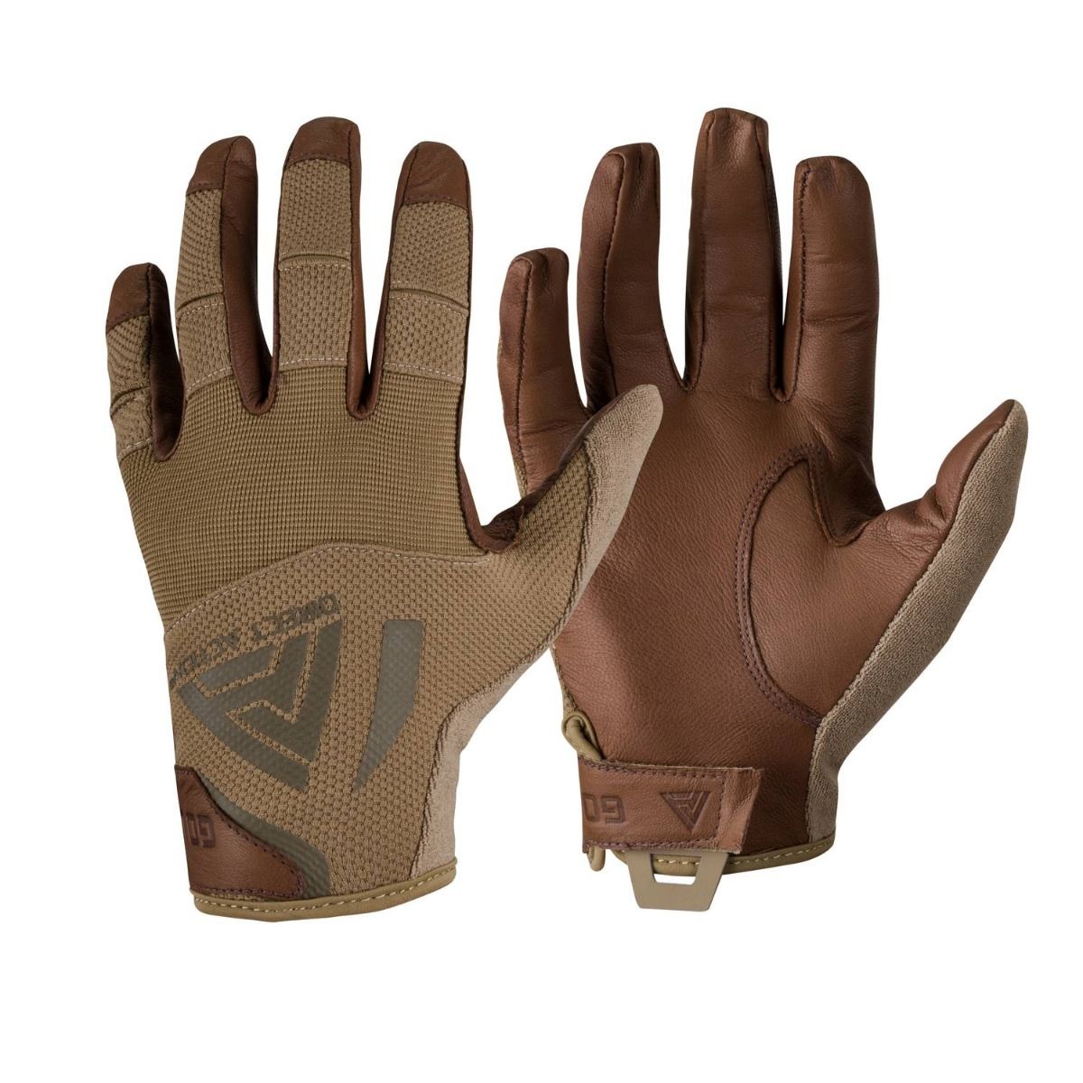 Helikon-Tex Direct Action Hard Gloves® - Leather - Coyote Brown