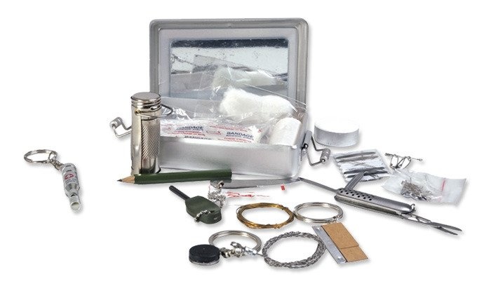 MIL-TEC®  Survival Kit Alu Doos