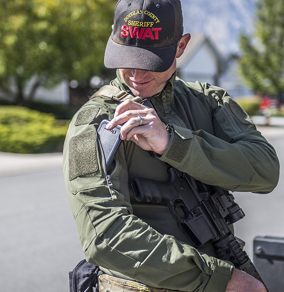 Helikon-Tex® MCDU COMBAT SHIRT® - NYCO RIPSTOP  Zwart