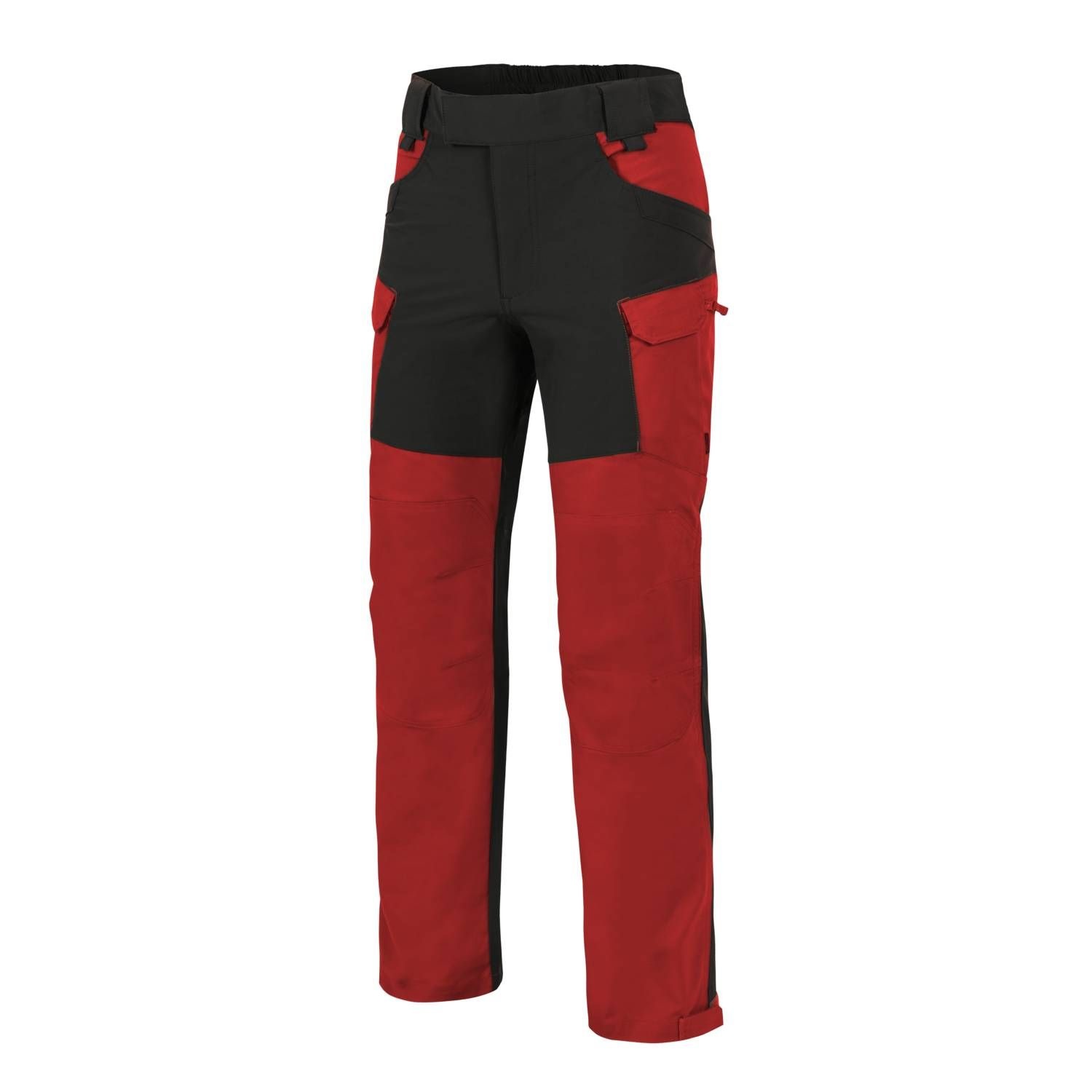 Helikon-Tex® HYBRID OUTBACK PANTS®  DURACANVAS® - CRIMSON SKY / BLACK