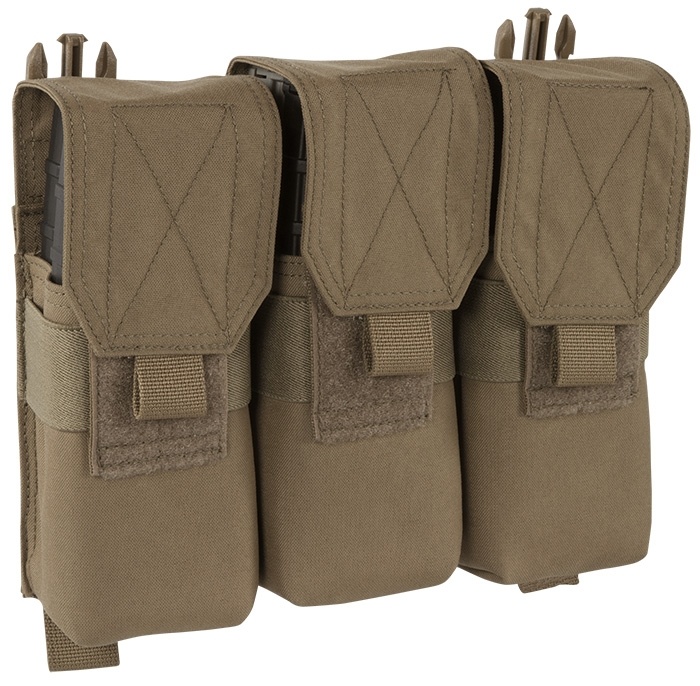 Warrior Assault Systems WARRIOR RECON PLATE CARRIER TRIPLE COVERED M4 MAG POUCH