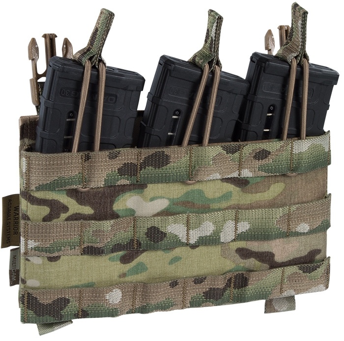Warrior Assault Systems WARRIOR RECON PLATE CARRIER TRIPLE COVERED M4 MAG POUCH