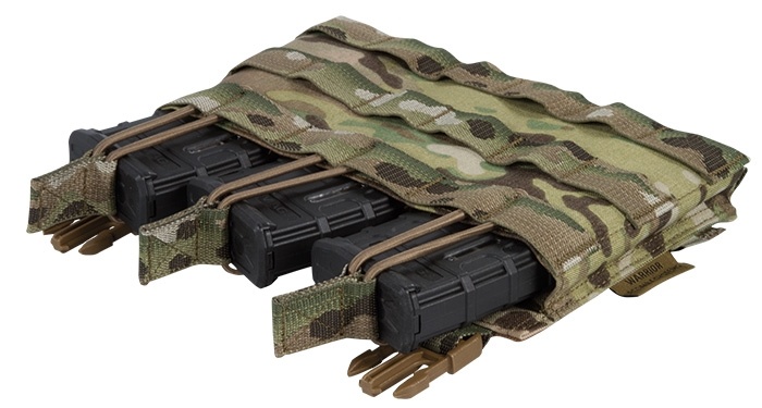 Warrior Assault Systems WARRIOR RECON PLATE CARRIER TRIPLE COVERED M4 MAG POUCH