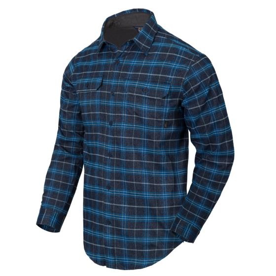 Greyman shirt   BLUE STONEWORK PLAID