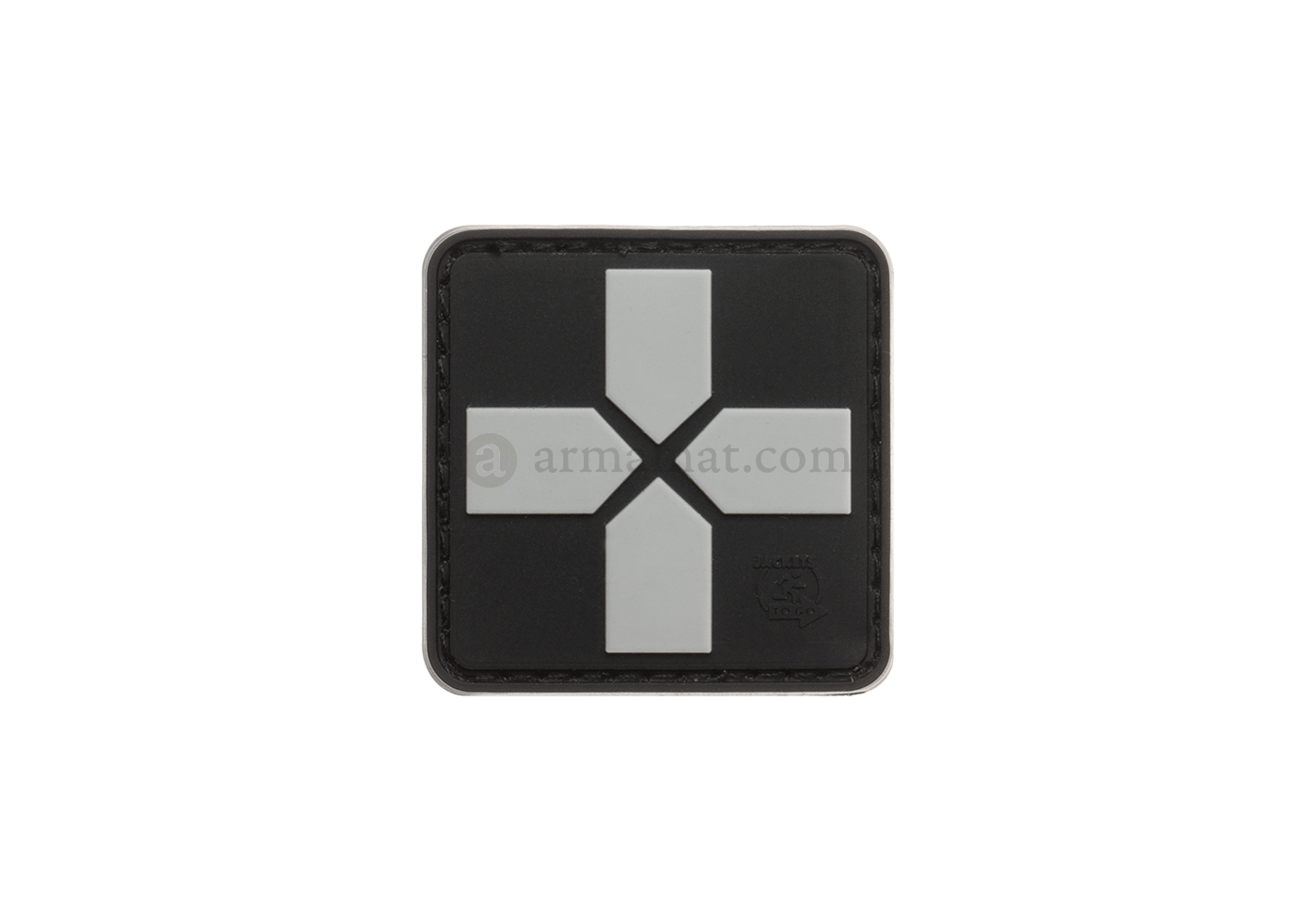 Red Cross Rubber Patch 40mm