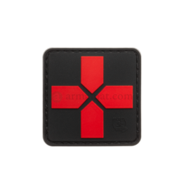 Red Cross Rubber Patch 40mm