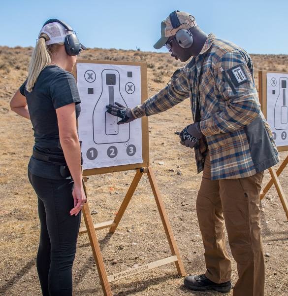 Helikon-Tex® PXQT - Pistol Excercise/Qualification Target® - Paper - 100 Stuks