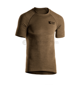 Clawgear Merino Seamless Shirt /   Korte  mouw   Stonegrey Olive