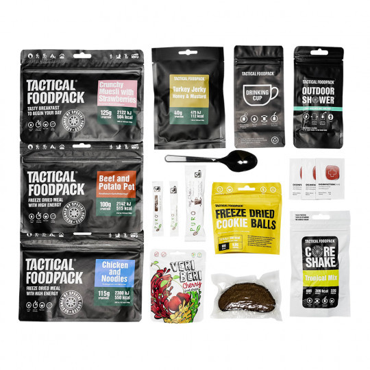 Tactical foodpack volledige maaltijden voor één dag