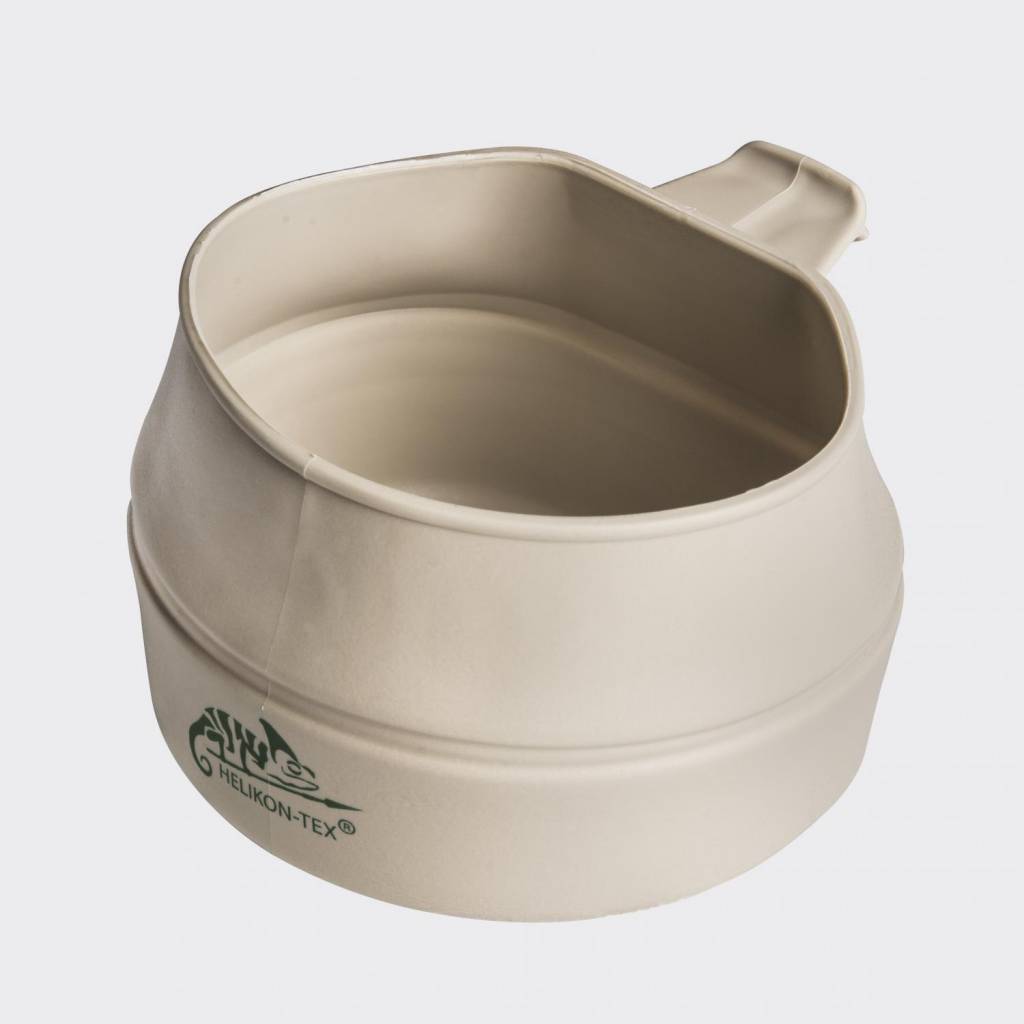 Tazza Pieghevole Helikon Fold-a-Cup - Khaki - 26g - Ideale Per Camping E Trekking