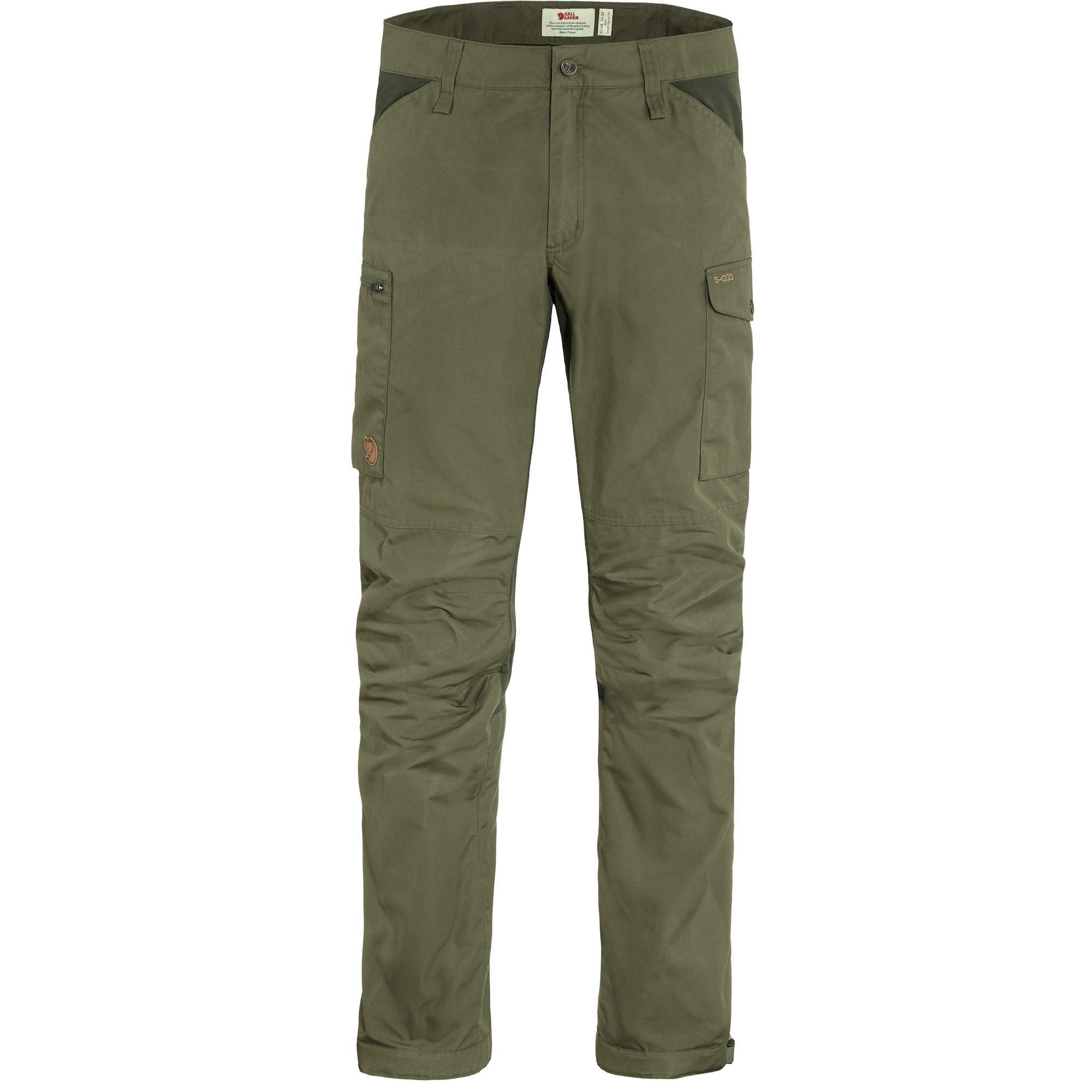 Fjällräven KAIPAK  Trousers  Laurel Green-Deep Forest