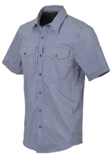 Covert Concealed Carry Short Sleeve Shirt - Royal Blue Checkered